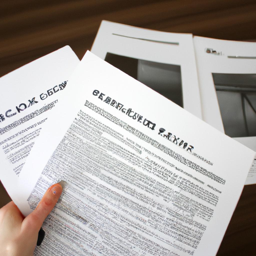 Person holding real estate documents