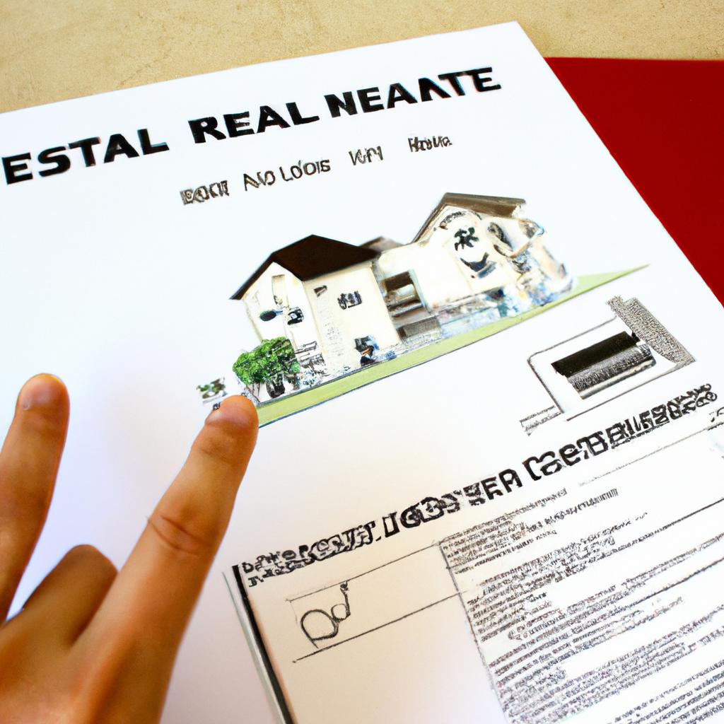 Person explaining real estate appraisal